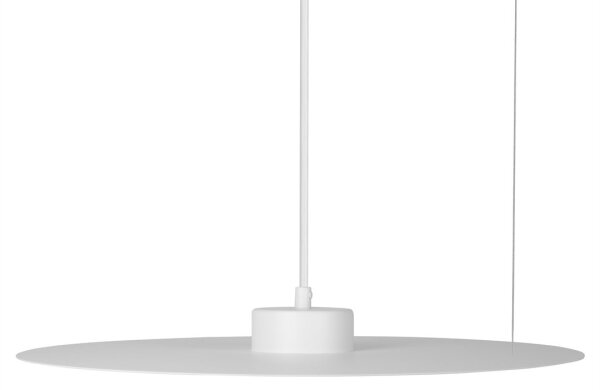 Полилей на кабел PIATTO 1xGX53/15W/230V Ø 45 см бял
