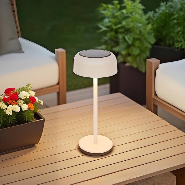 Hesperide - LED соларна настолна лампа BOLTY LED/3,7V 2600 mAh IP65 бежова