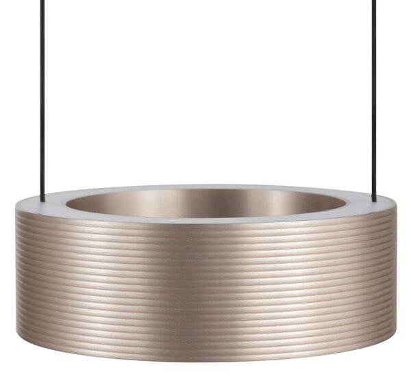 Brilliant LED висяща лампа Axion, черно/кафяво, дължина 118 см, CCT, Затъмняване, Черен, Дневна/трапезария, Метал, Модерен
