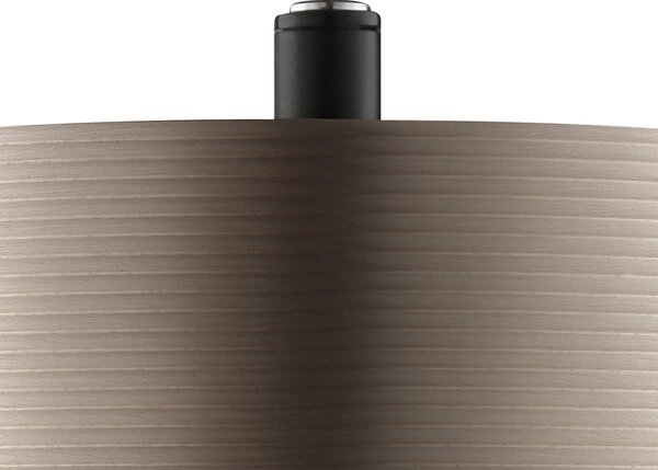 Brilliant LED настолна лампа Axion, черно/кафяво, височина 45 см, CCT, Затъмняване, Черен, Дневна/трапезария, Метал, Модерен