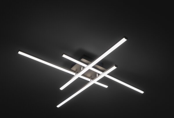 Brilagi - LED таванно осветително тяло STRIPES LED/37W/230V сребристо