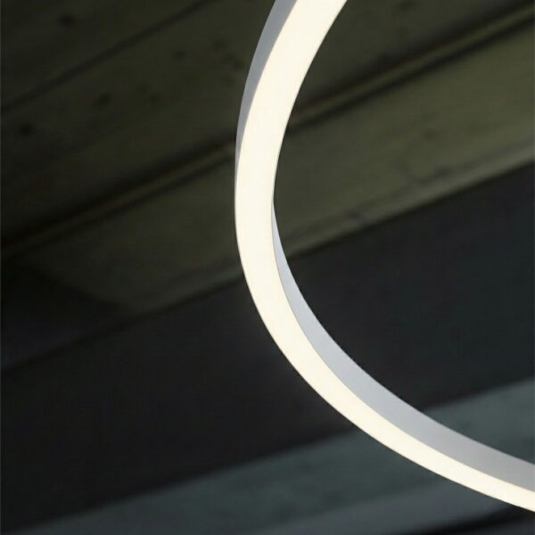 Ideal Lux - LED Димируем пендел ORACLE S LED/28W/230V 4000K Ø 50 см бял