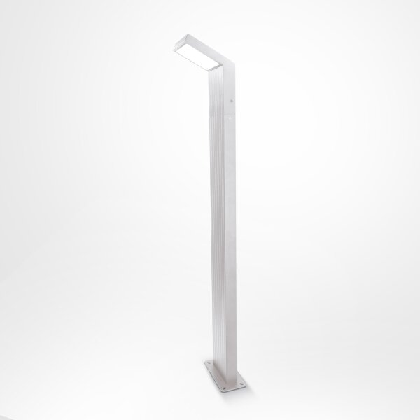 Brilagi - LED външна лампа RIANO LED/8W/230V сребриста IP65 80 см