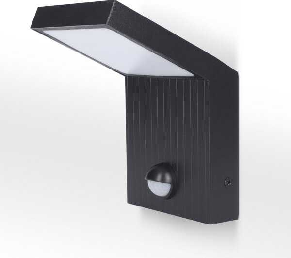 Brilagi - LED външно стенно осветително тяло със сензор RIANO LED/8W/230V антрацит