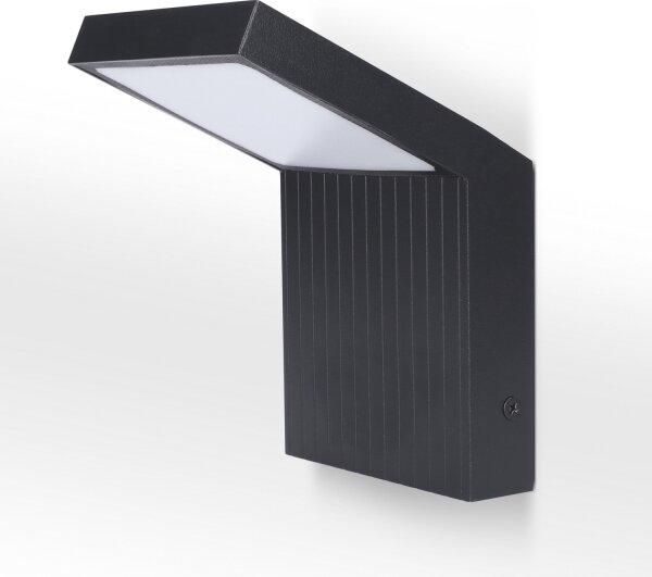Brilagi - Външно стенно LED осветително тяло RIANO LED/8W/230V, антрацит, IP65