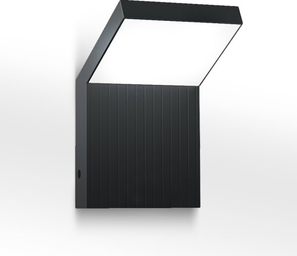 Brilagi - Външно стенно LED осветително тяло RIANO LED/8W/230V, антрацит, IP65
