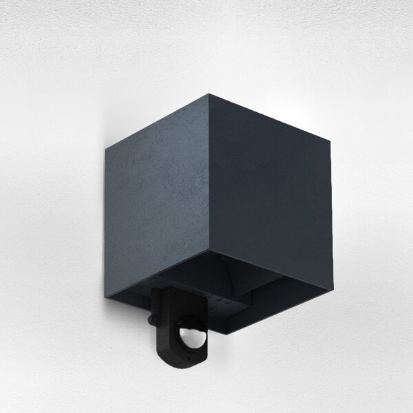 Brilagi - LED външно стенно осветително тяло с сензор CUBE LED/6W/230V антрацит