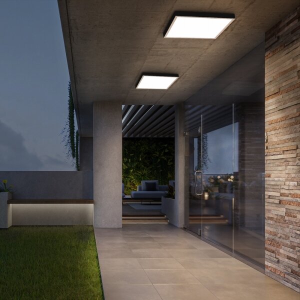 Brilagi -LED Плафон за баня FRAME LED/50W/230V 60x60 cm IP44 бежов