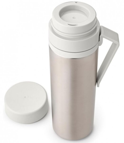 Термо бутилка Brabantia Make&Take 1008488, 500 мл, Двойни стени, Без BPA, Инокс/светлосив
