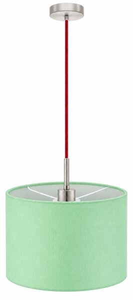 Eglo - LED полилей на кабел TUNJA 1xE27/60W/230V Ø 20 см зелен/червен