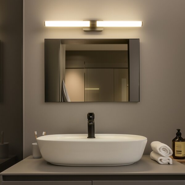 Brilagi - LED огледално осветление за баня DIANA LED/10W/230V IP44 черно