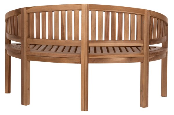 BENCH 2-SEATER CAPO HM9538 TEAK WOOD IN NATURAL COLOR 121X59X86Hcm