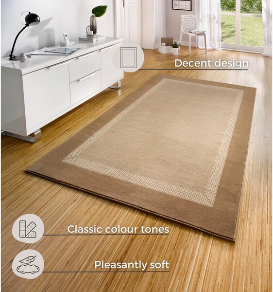 Бежово-кафяв килим , 120 x 170 cm Basic - Hanse Home