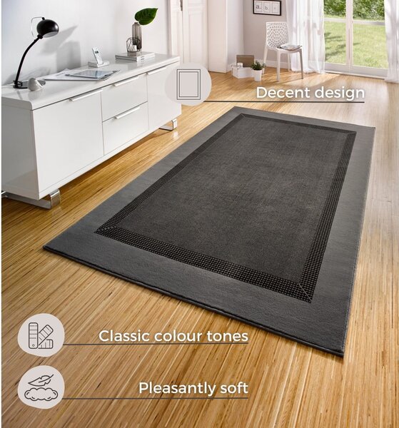 Сив килим , 120 x 170 cm Basic - Hanse Home