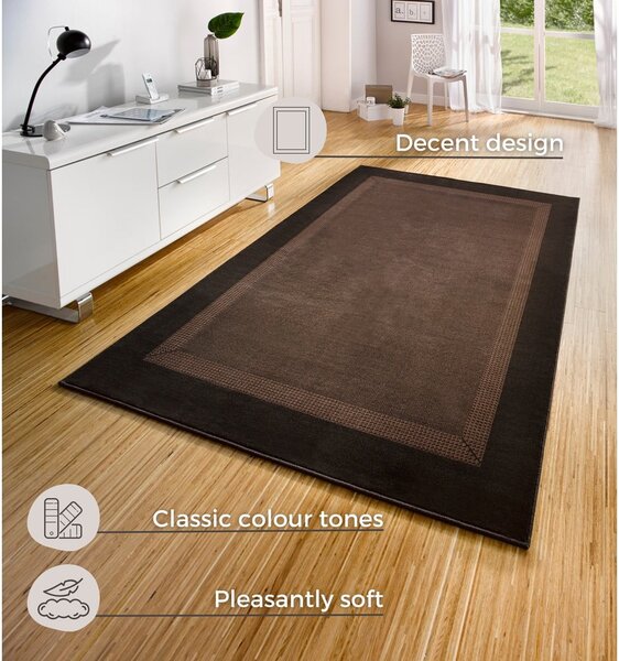 Кафяв килим , 120 x 170 cm Basic - Hanse Home