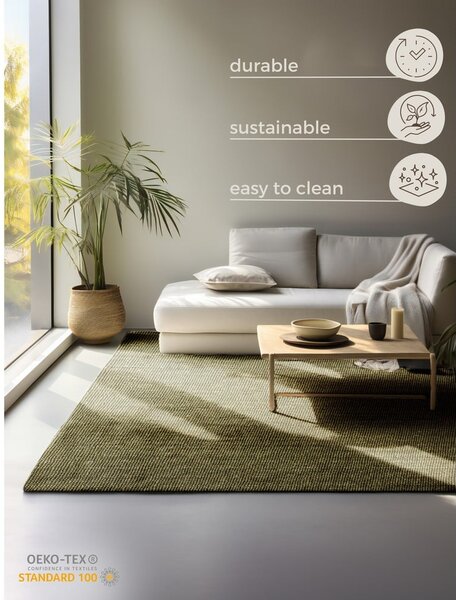 Килим от юта в цвят каки 80x150 cm Bouclé - Hanse Home