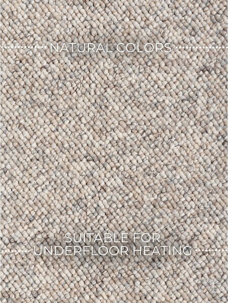 Сиво-кремав килим подходящ за пране 120x170 cm Rocco Dark Cream – Elle Decoration