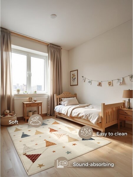 Кремав детски килим 120x170 cm Kids Party – Hanse Home