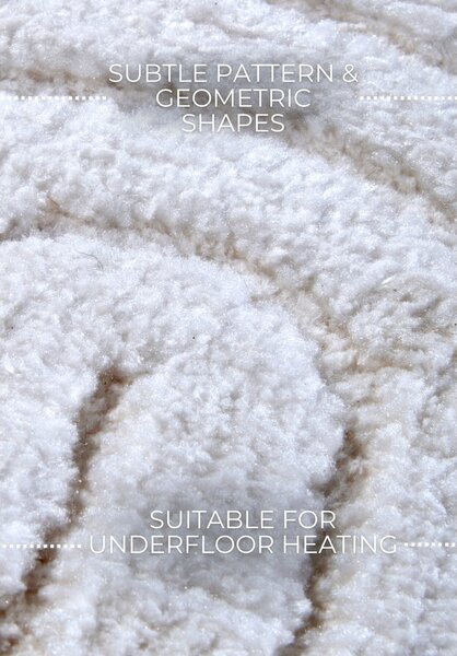 Бял кръгъл килим ø 160 cm Panglao New York White – Elle Decoration
