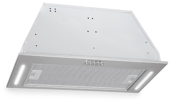 Klarstein Down Under 60, абсорбатор, за вграждане, 60 cm, 590 m³/h, LED, неръждаема стомана