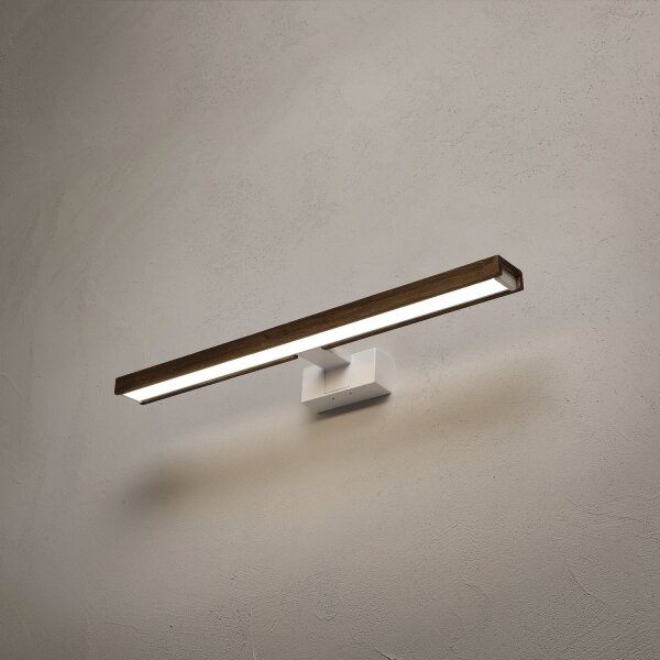 Brilagi-LED Осветление за баня, огледало WOODY MIRROR 3 в 1, LED/12W/230V, 60 см, IP44, бяло/дъб