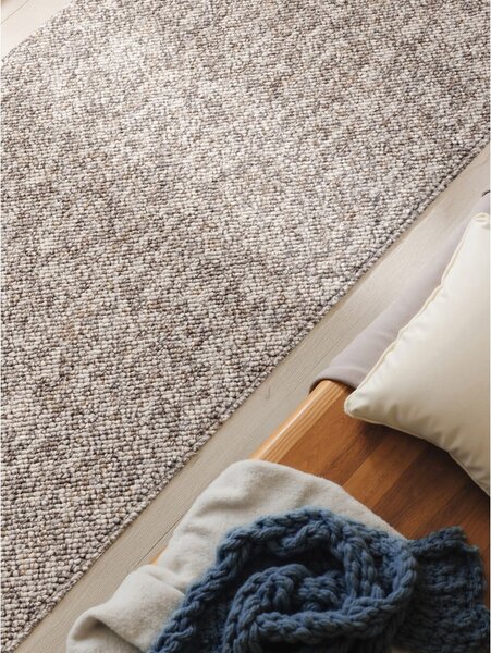 Сива пътека подходяща за пране 80x240 cm Rocco Taupe – Elle Decoration