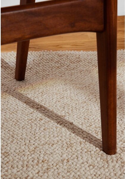 Кремав килим подходящ за пране 120x170 cm Rocco Cream – Elle Decoration