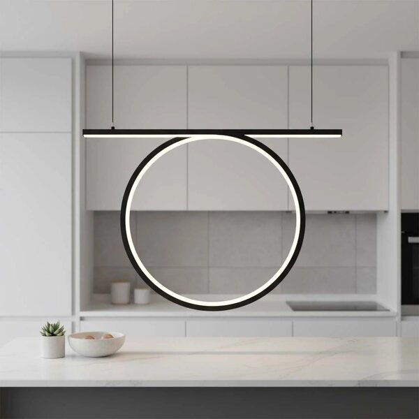 LED полилей на кабел ODETTA LED/30W/230V 4000K черен
