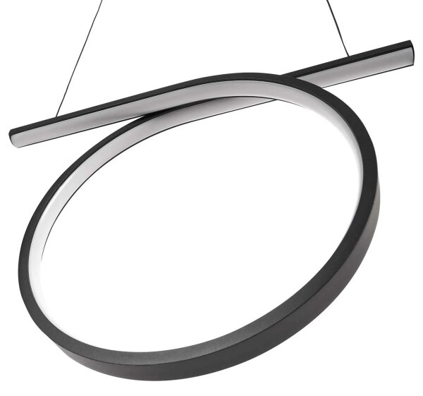 LED полилей на кабел ODETTA LED/30W/230V 4000K черен