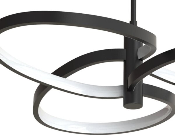LED полилей на кабел RIBBON LED/25W/230V 4000K черен
