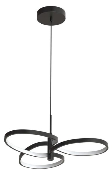 LED полилей на кабел RIBBON LED/25W/230V 4000K черен