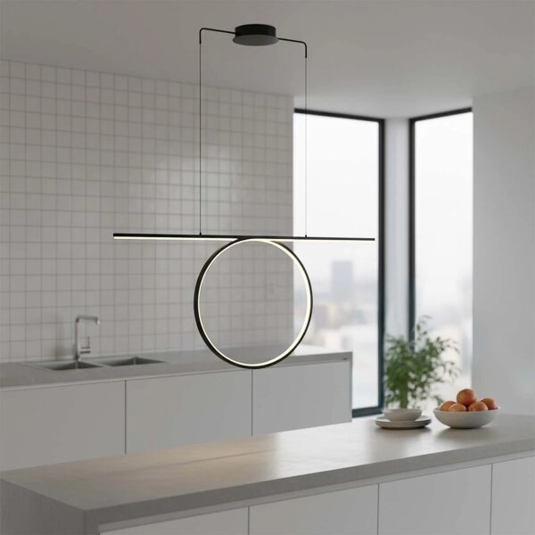 LED полилей на кабел ODETTA LED/42W/230V 4000K черен