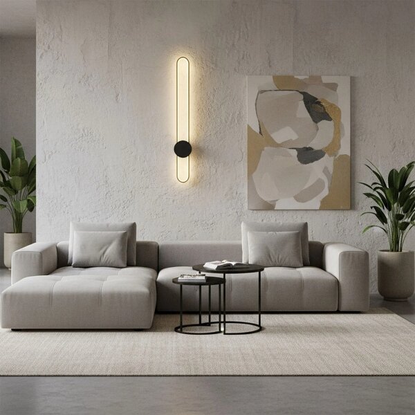 LED стенен аплик FLORENTYNA LED/24W/230V 4000K златисто/черно