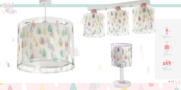 Dalber D-41431 - Детска лампа COLOR RAIN 1xE14/40W/230V
