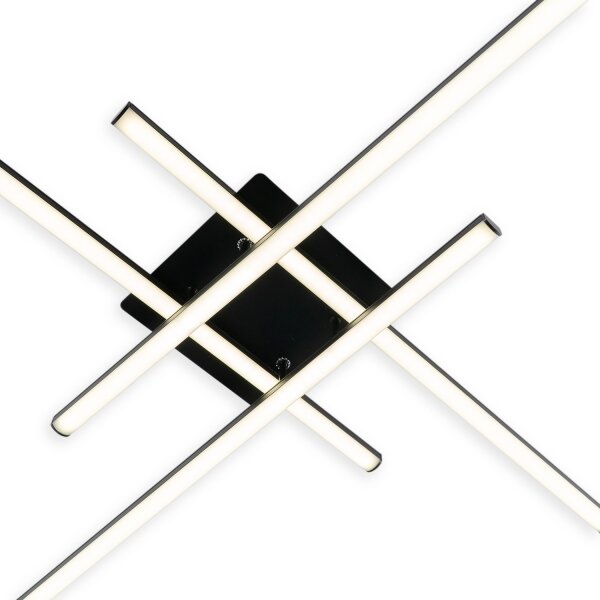 Brilagi - LED таванно осветително тяло STRIPES LED/37W/230V черно
