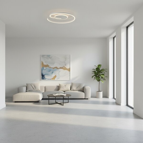 Brilagi -LED Димируемо таванно осветително тяло SPIRAL LED/56W/230V 3000/4000/6000K+ДУ