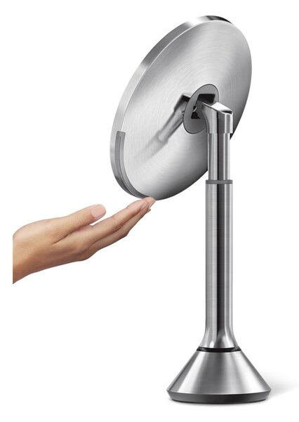 Увеличително козметично огледало със светлина ø 20 cm Sensor – simplehuman