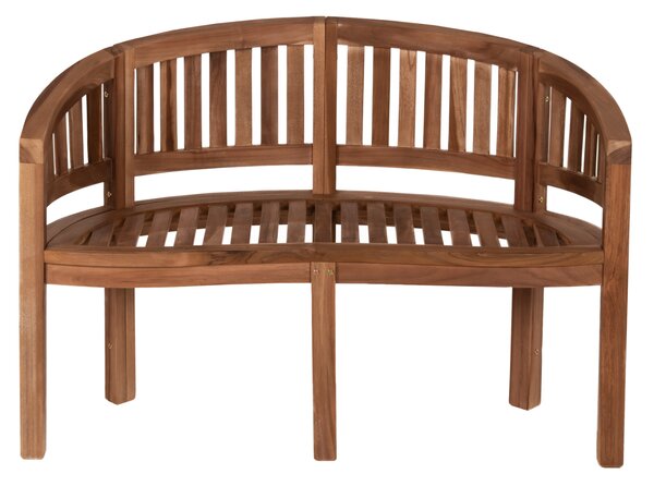 BENCH 2-SEATER CAPO HM9538 TEAK WOOD IN NATURAL COLOR 121X59X86Hcm