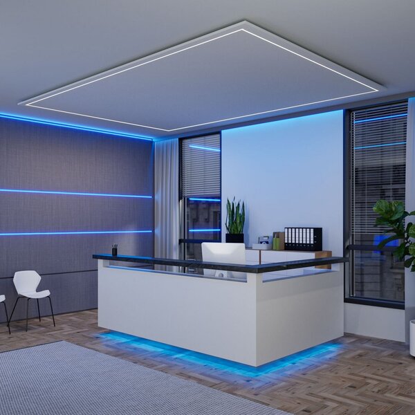 Paulmann LED лента MaxLED 1000 COB базов комплект 3 м, RGBW, Затъмняване, Металик, Дневна/трапезария, Пластмаса