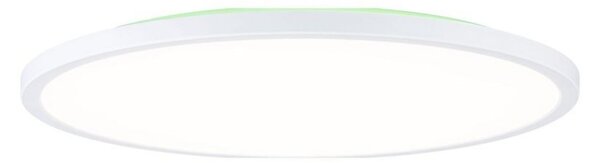 Paulmann LED панел Atria Shine, Ø40 см, RGBW, бял, IP20, с регулиране на, Затъмняване, Бял, кабинет / офис, Пластмаса, Модерен