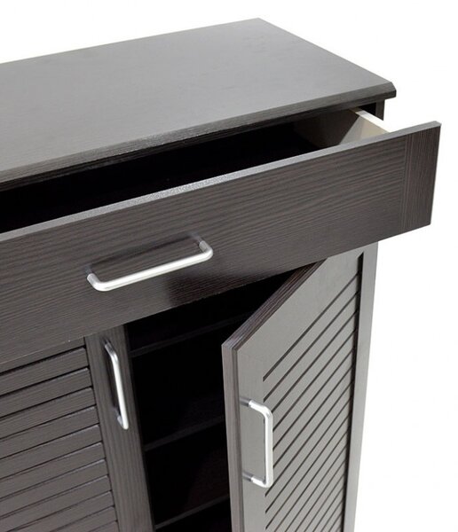 Шкаф за обувки Sante 20 чифта Wenge 80x37x123 см