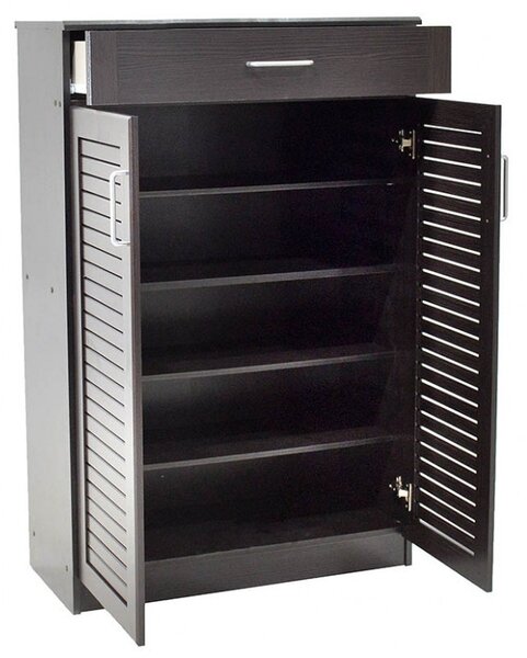 Шкаф за обувки Sante 20 чифта Wenge 80x37x123 см