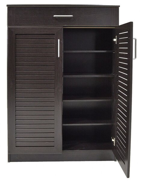 Шкаф за обувки Sante 20 чифта Wenge 80x37x123 см