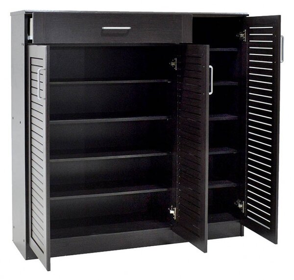 Шкаф за обувки Сантé 30 чифта Венге 120x37x123 см