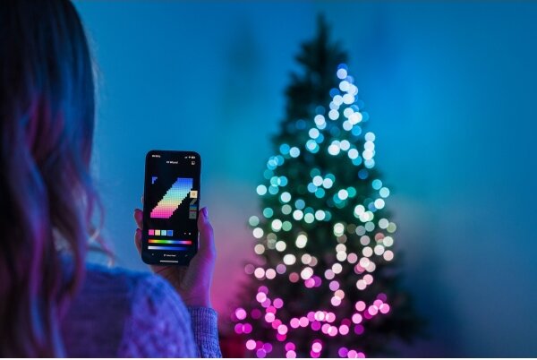 Twinkly TG70P4425P01 - LED RGBW коледна елха TREE, 435 светодиода, 2,1 m, Wi-Fi