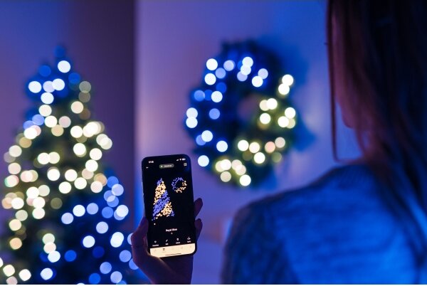 Twinkly TG70P4425P01 - LED RGBW коледна елха TREE, 435 светодиода, 2,1 m, Wi-Fi