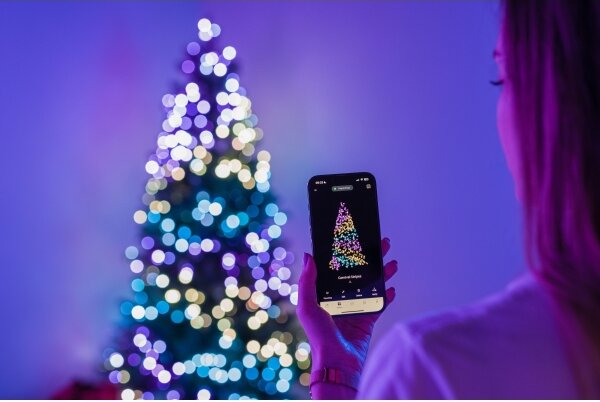 Twinkly TG70P4425P01 - LED RGBW коледна елха TREE, 435 светодиода, 2,1 m, Wi-Fi