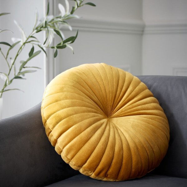 Кадифена декоративна възглавница ø 40 cm Round Soft Touch – Catherine Lansfield