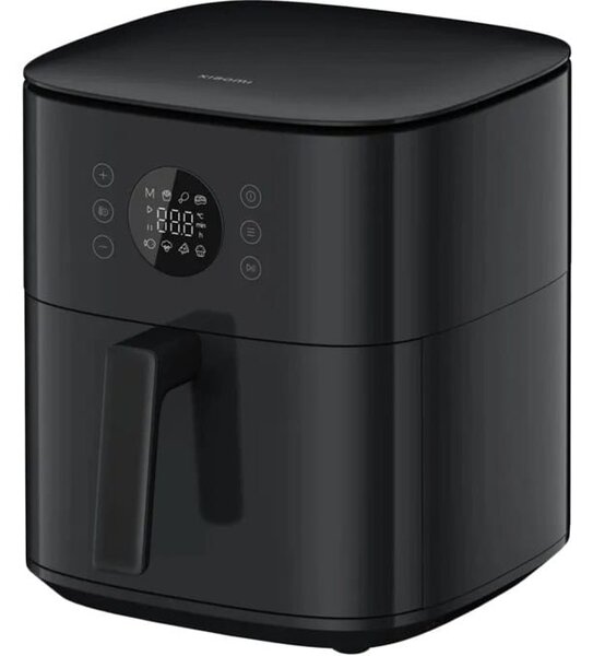 Фритюрник с горещ въздух Xiaomi Smart Air Fryer, 6.5 л. вместимост, планиране до 24 часа, без обръщане на храната, гласови команди, режим обезмасляване, прозрачно прозорче, 1800W