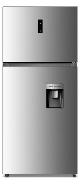 Хладилник с фризер Crown CFN500WDX, клас E, 479 л. общ обем, свободностоящ, 269 kWh/годишно, No Frost, инокс